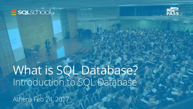 Introduction to sql database on azure | PPT