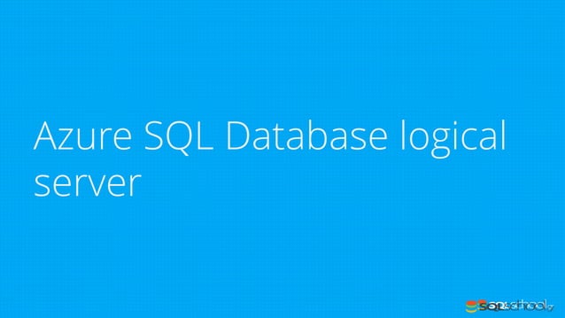 Introduction to sql database on azure | PPT