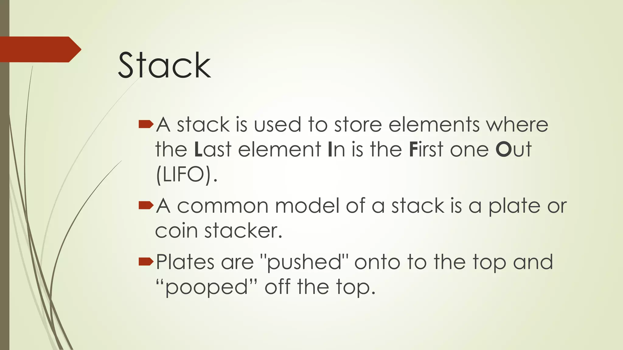 Introduction to stack | PPT