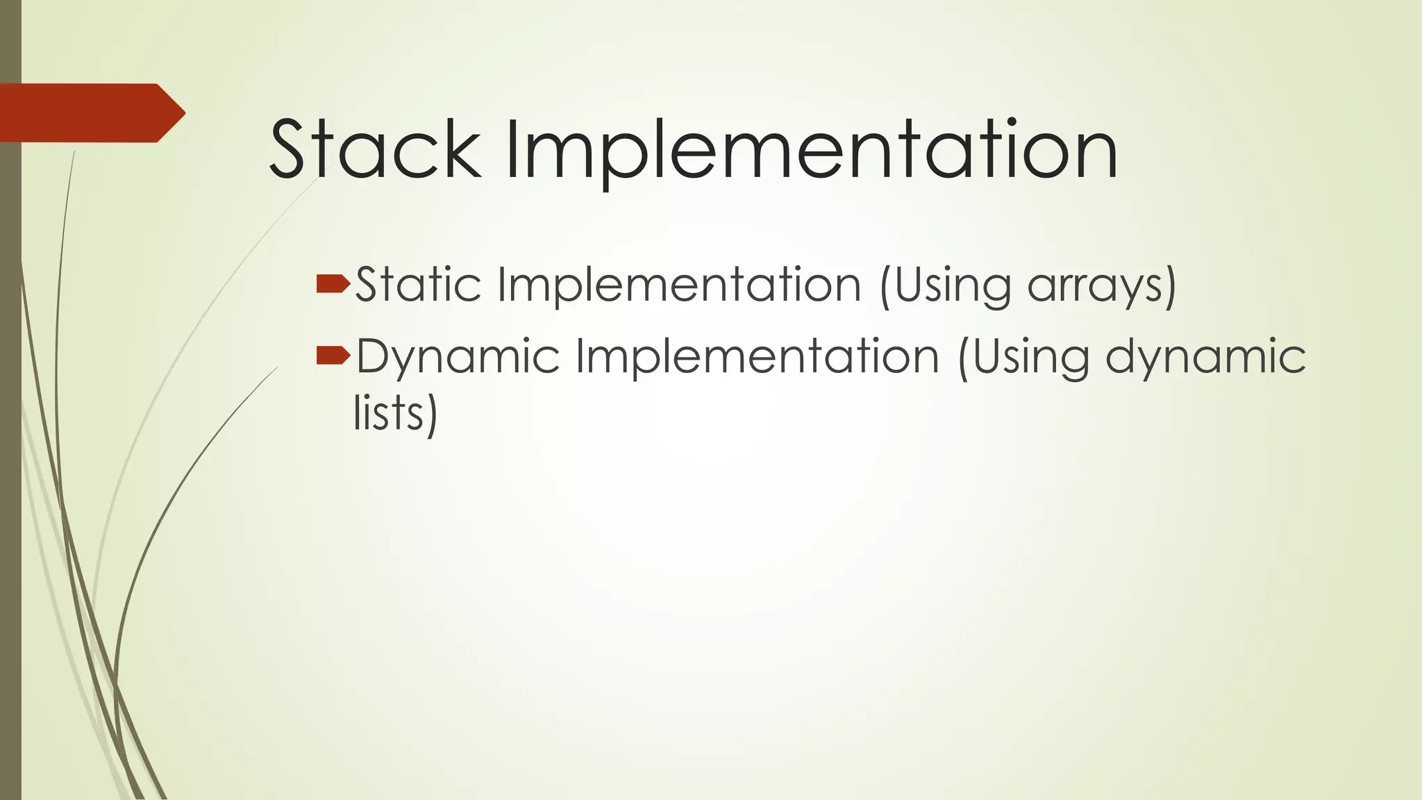 Introduction to stack | PPT