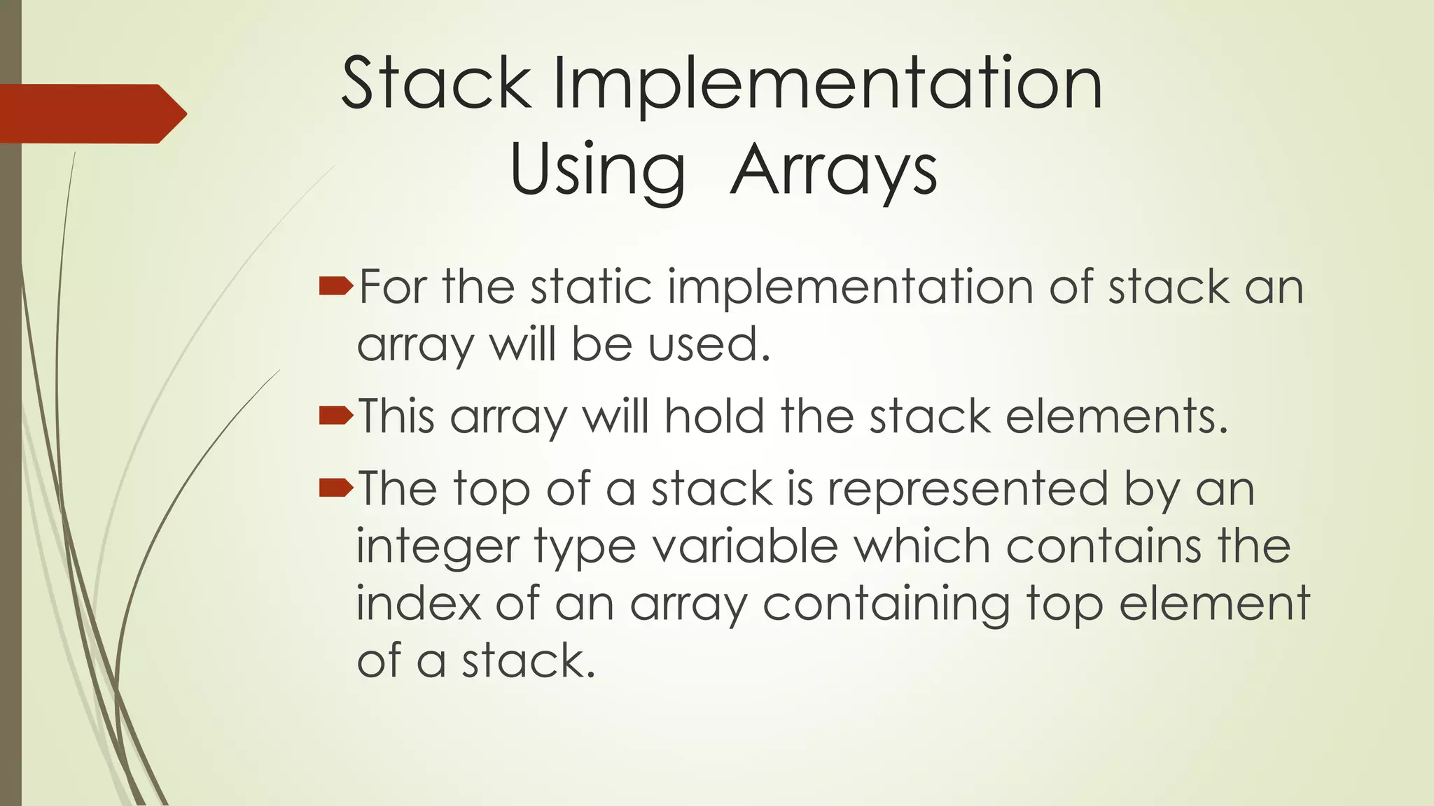 Introduction to stack | PPT