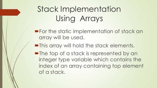 Introduction to stack