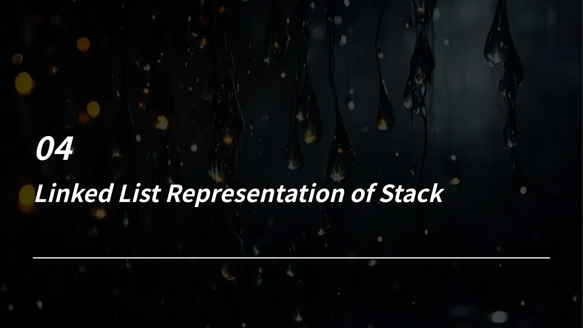 Linked List Representation of Stack
 