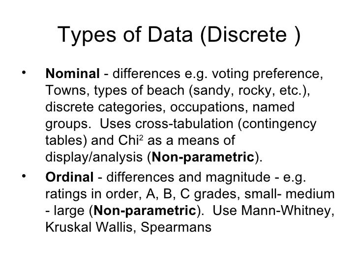 Introduction to statistical terms