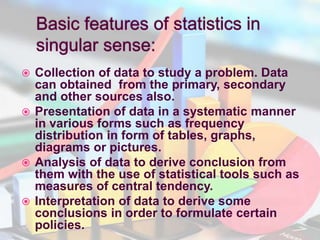 Introduction to statistics | PPTX