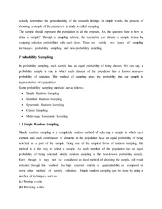 Introduction to statistics | DOCX