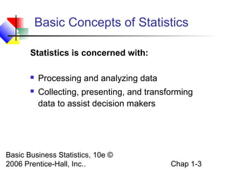 Introduction to statistics 1 | PPT