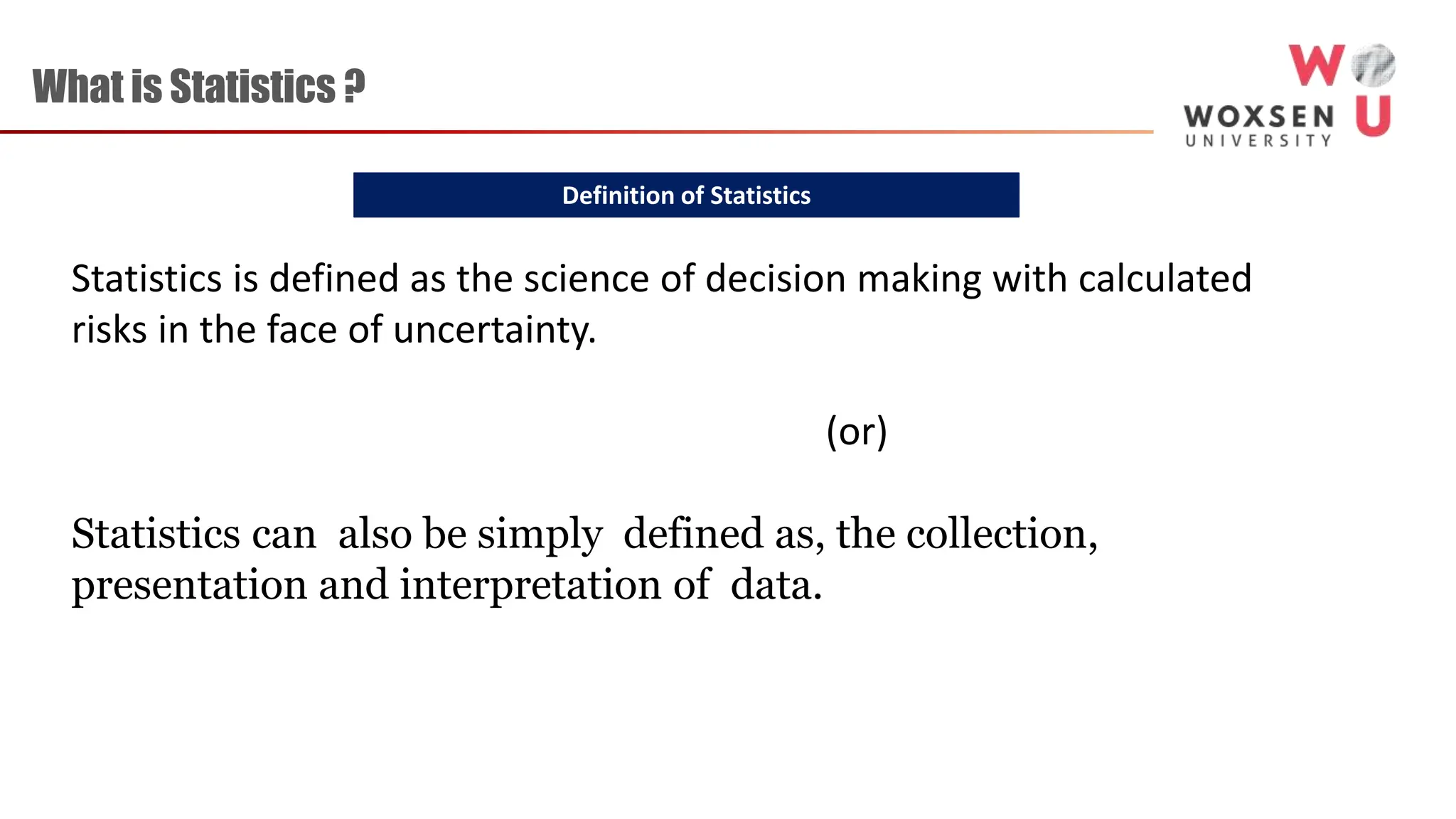 Introduction to statistics ppt 1 pptx
