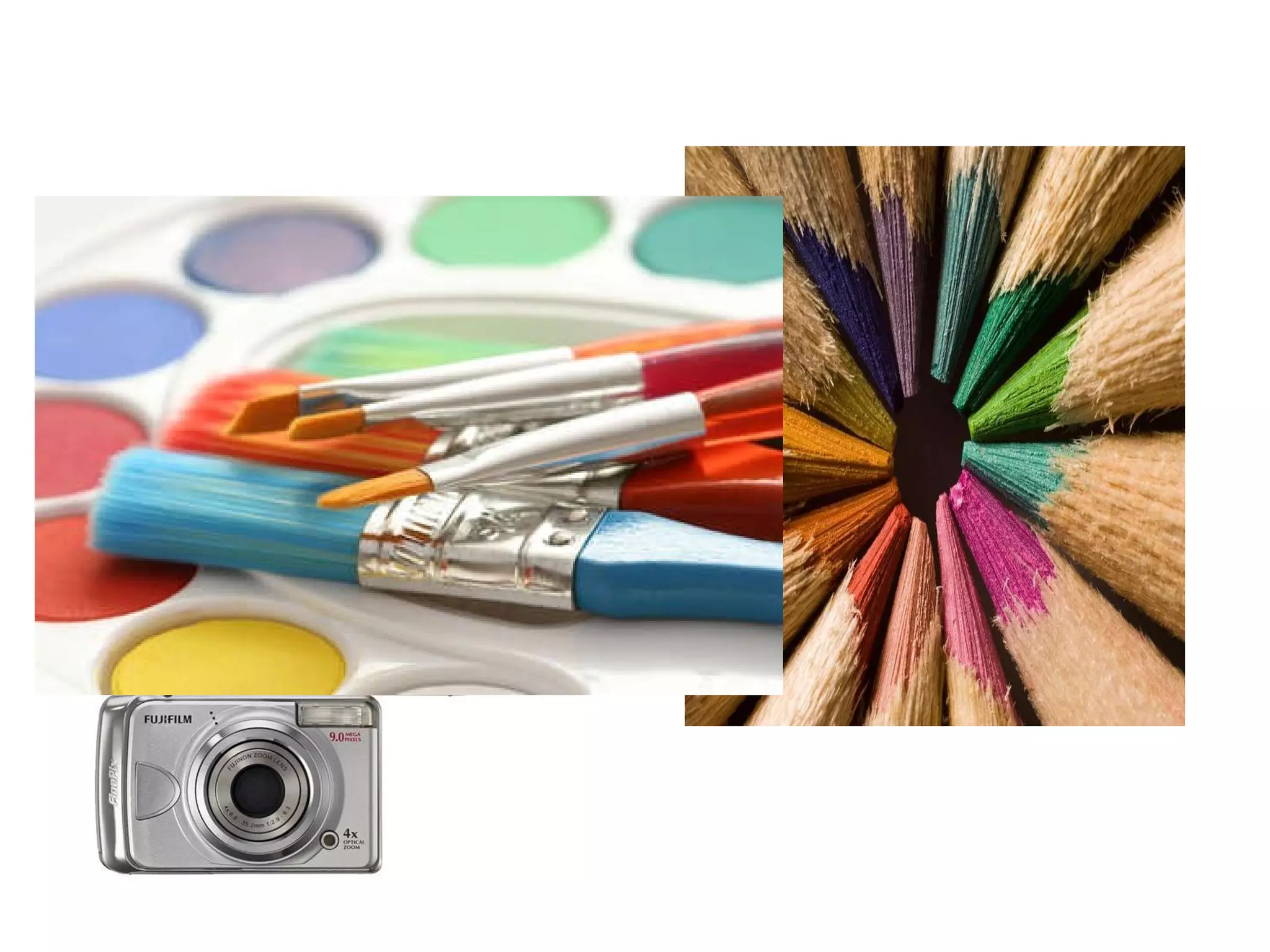 Look at the materials that are available to you and choose your medium