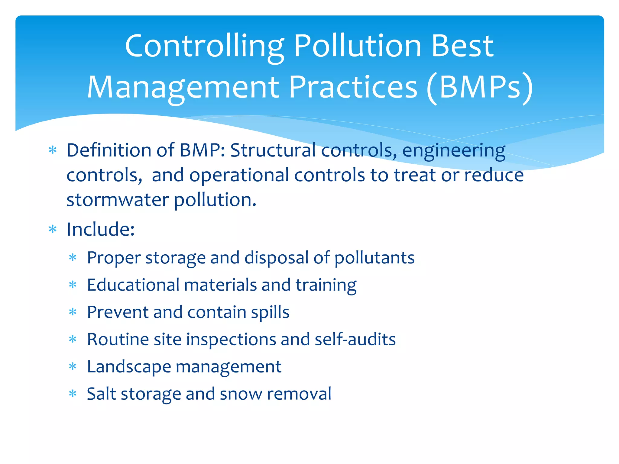 Introduction to storm water pollution prevention | PPTX - Stormwater Pollution Reduction Strategies