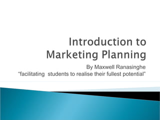 Introduction to strategic marketing planning | PPT