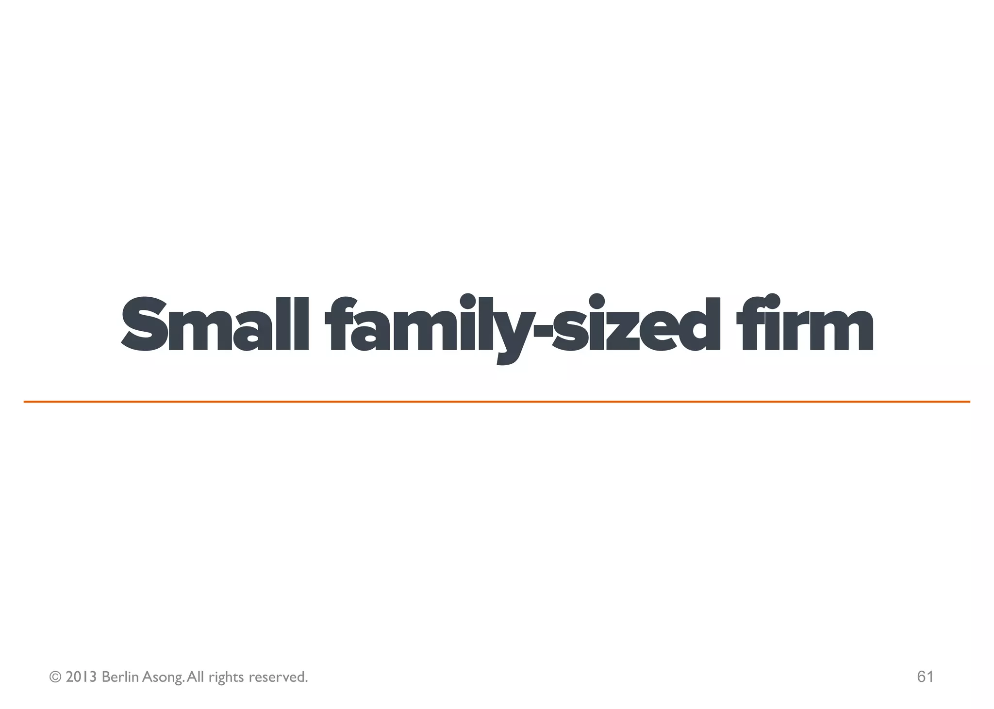 Is Apple a software or
  hardware company? Does
     it see itself as such?


© 2013 Berlin Asong. All rights reserved.   61
 