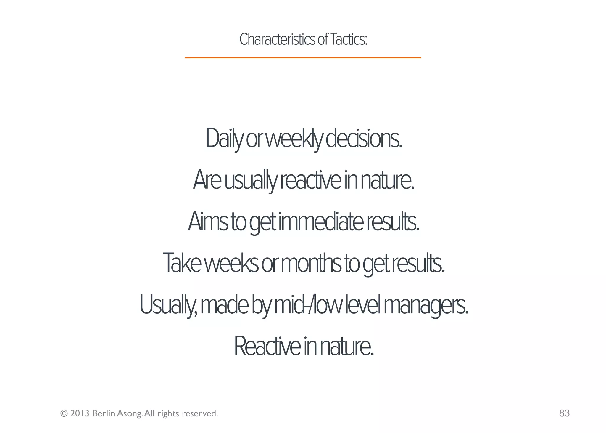 Purpose                          Stakeholder(s)   Competitive    Challenges
                                                             Environment.




© 2013 Berlin Asong. All rights reserved.                                                83
 