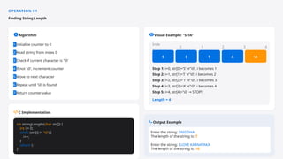 Introduction to Strings and pattern matching algorithm | PPTX