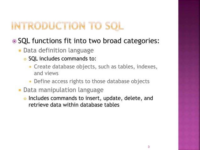 Introduction to structured query language (sql) (1) | PPT