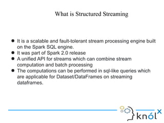 Introduction to Structured Streaming | ODP
