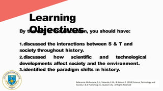 Introduction to Science Technology and S | PPTX
