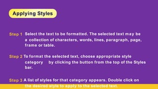 Style Formating Paragraph Comprehensive Guide to Using and Creating Styles in Document Formatting ...