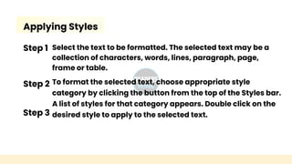 Mastering Document Styles: Efficient Formatting and Consistency ...