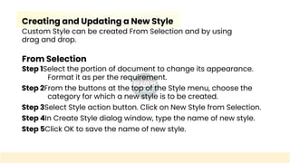 Mastering Document Styles: Efficient Formatting and Consistency ...
