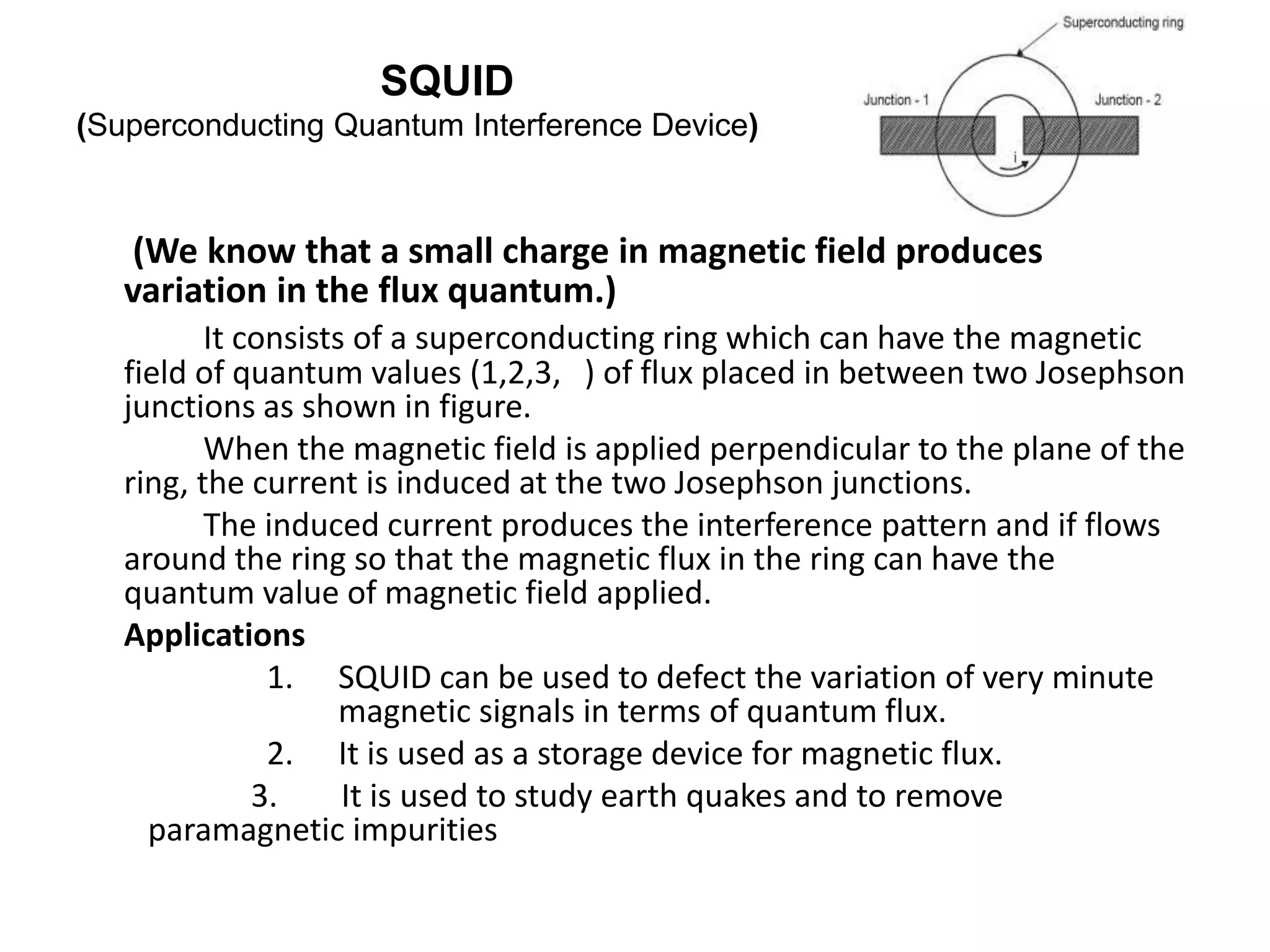 Introduction to superconductivity | PPTX