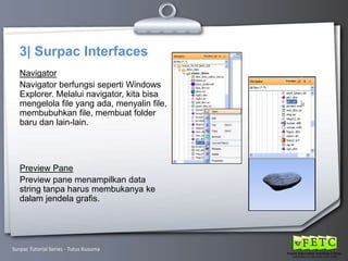 Introduction to Surpac | PPTX