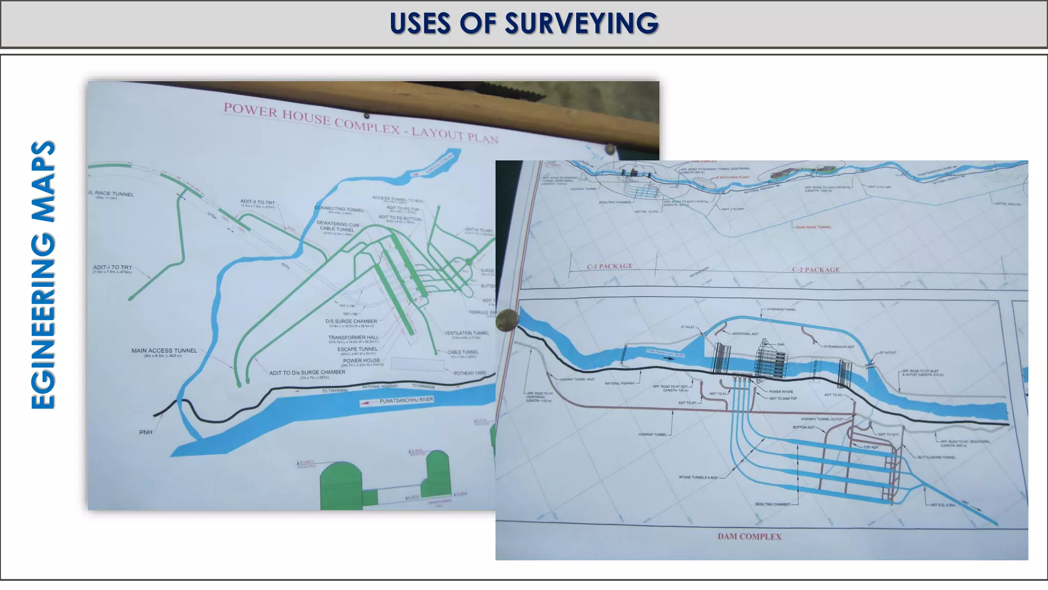 MID-TERM REVIEW, 2017
USES OF SURVEYING
EGINEERINGMAPS
 