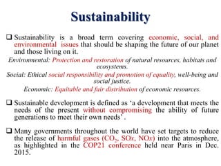 Introduction to sustainability | PPTX