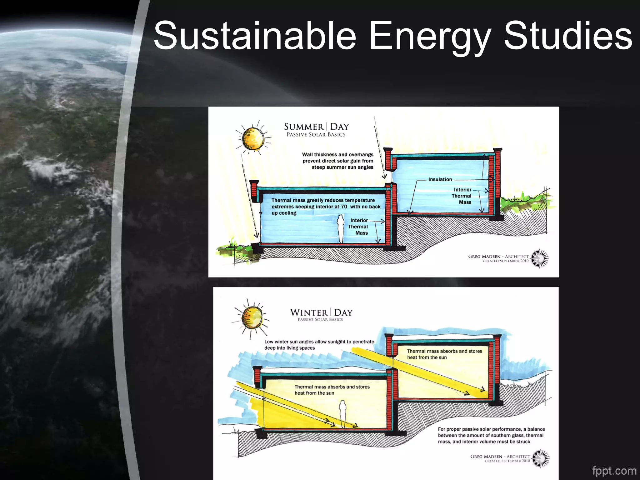 Sustainable Energy Studies
 