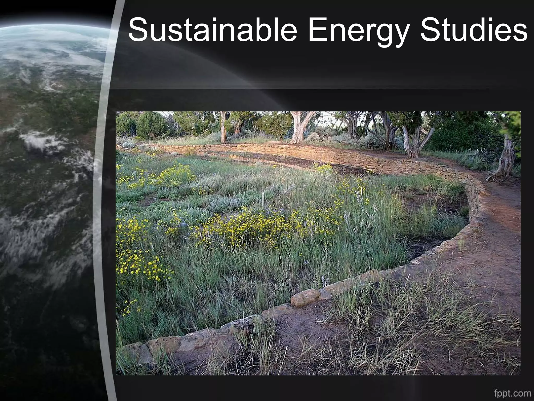 Sustainable Energy Studies
 