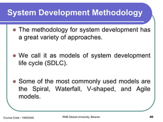 Introduction to system development | PPSX