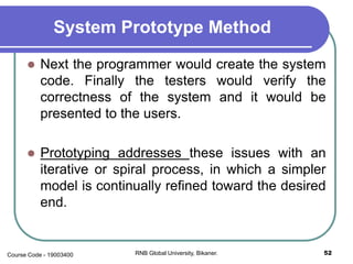 Prototype In Computer Science Introduction to system development | PPSX