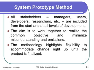 Introduction to system development | PPSX