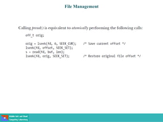 File Management
 