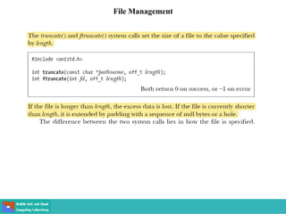 File Management
 