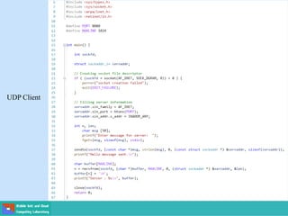 UDP Client
 