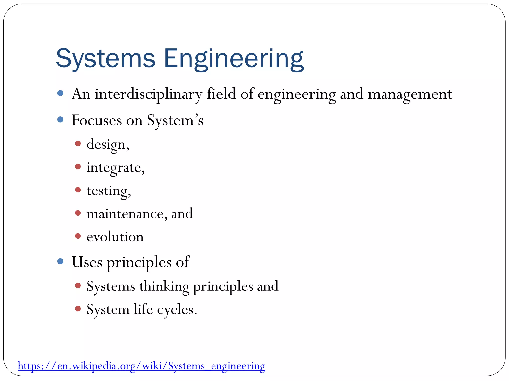 Introduction to Systems Engineering | PDF | Operating Systems ...