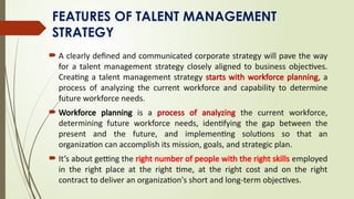 Talent Introduction Comprehensive Introduction to Talent Management Strategies and ...
