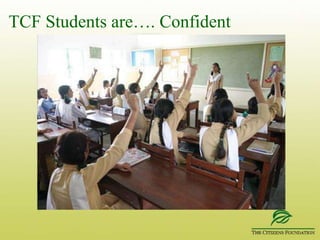 TCF Matriculation Results98% of students matriculated successfully