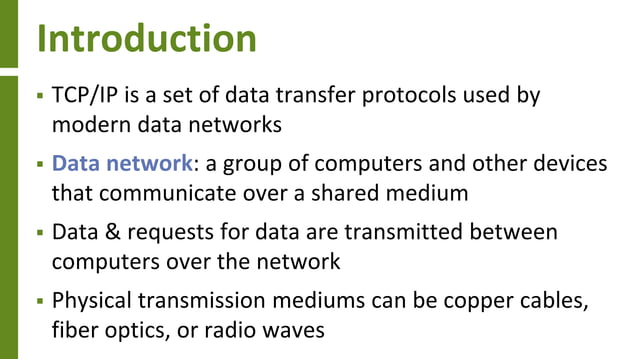 Introduction to TCP/IP | PDF | Computer Networking | Computing
