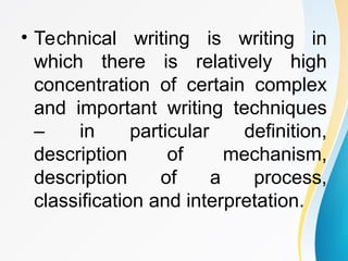 Introduction to Technical Writing.ppt including abcs | PPT