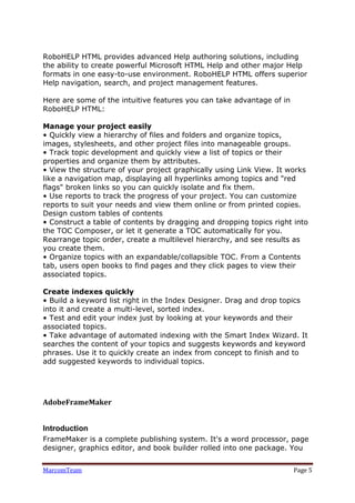 Technical writing tools | PDF