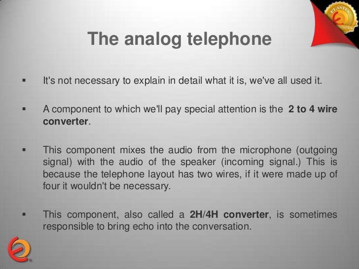 Introduction to telephony