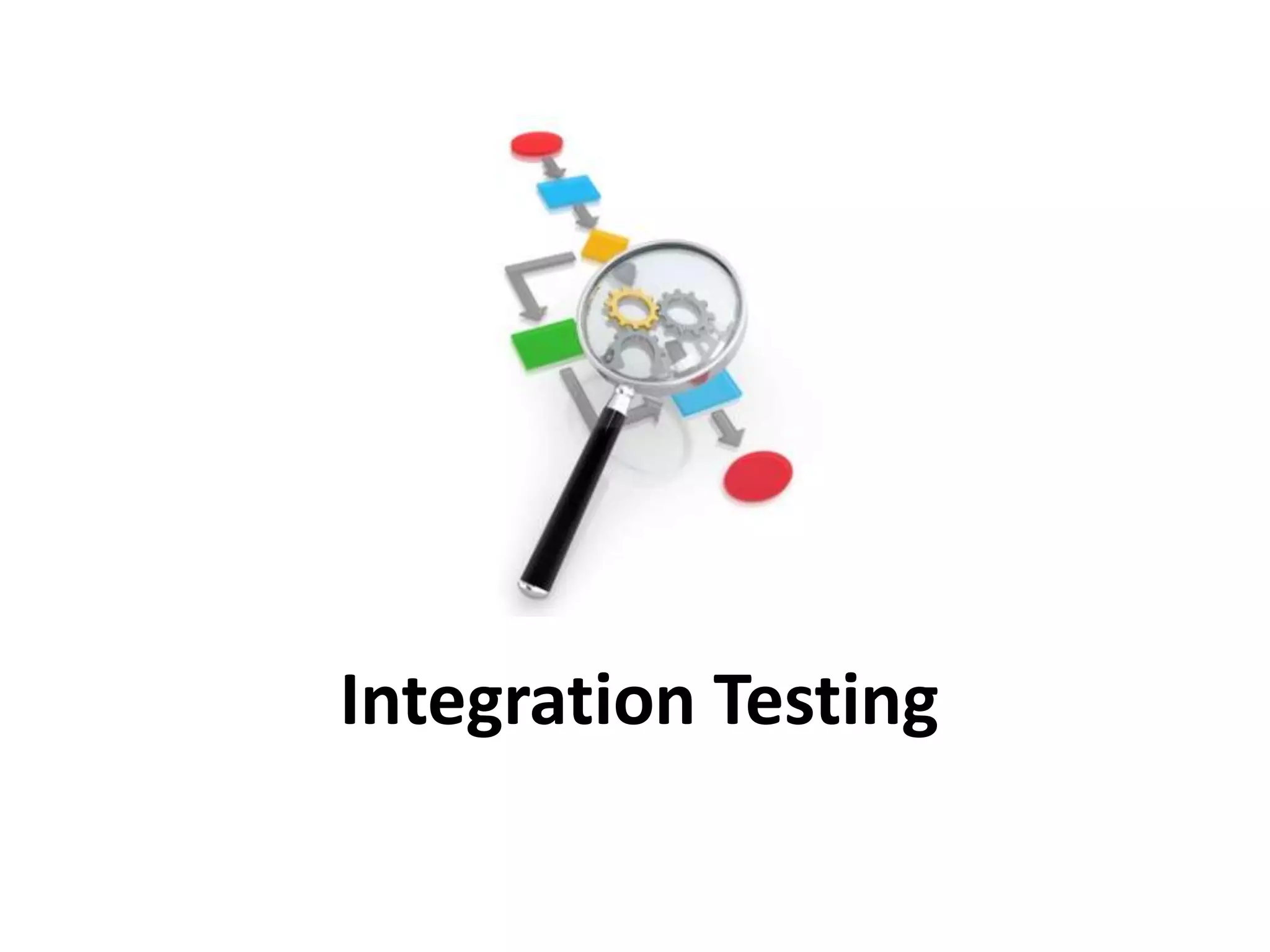 Integration Testing
 