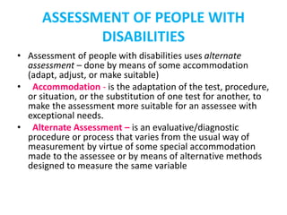 Introduction totestingandassessment | PPTX