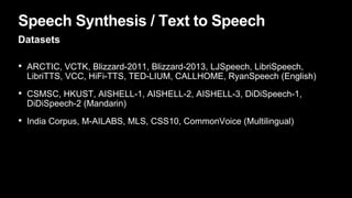 Introduction to text to speech | PPTX