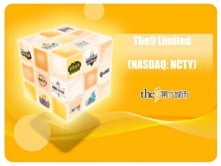 The9 Limited

(NASDAQ: NCTY)
 