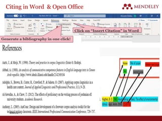 Citing in Word & Open Office
6/26/2021
 