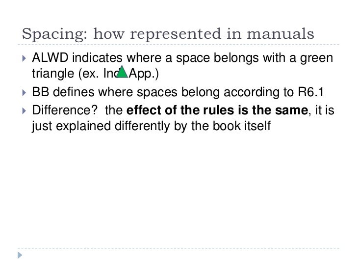 ALWD to Bluebook ALWD to Bluebook