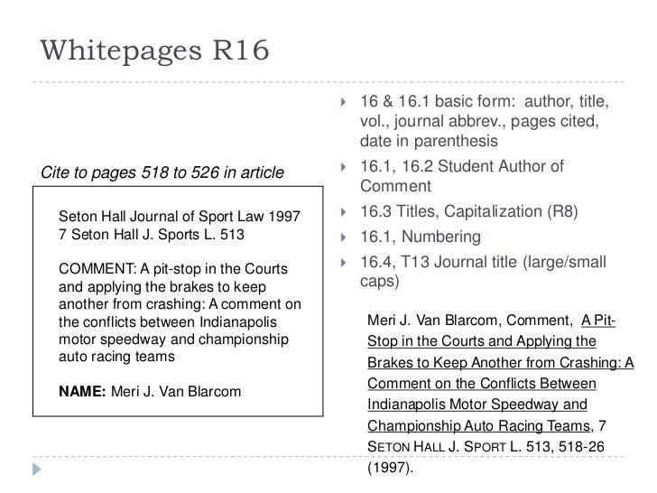 ALWD to Bluebook